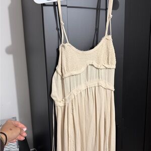 Zara Beige Maxi Dress